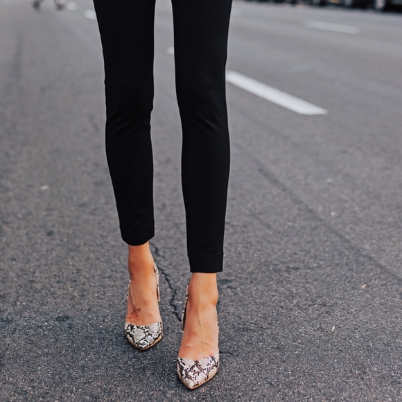 Stuart Weitzman Snakeskin Kitten Heels. -Like new condition. - Picture 7 of 8